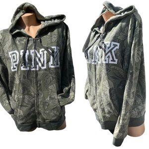 PINK Victoria secret full zip Hoodie sweater X-Large